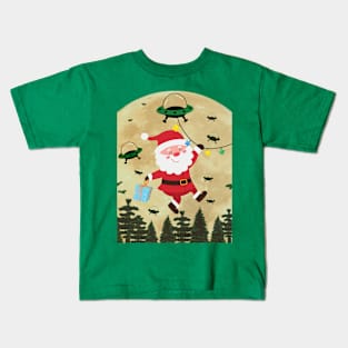 Santa from UFO Kids T-Shirt